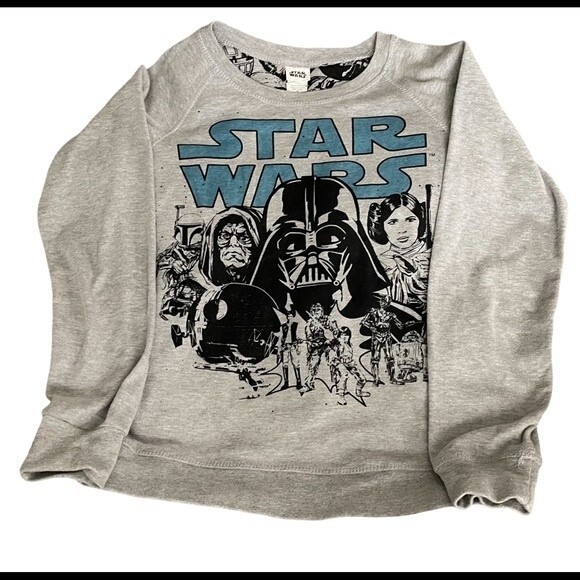 Vintage Star Wars XS REVERSIBLE Sweatshirt. - Picture 1 of 9